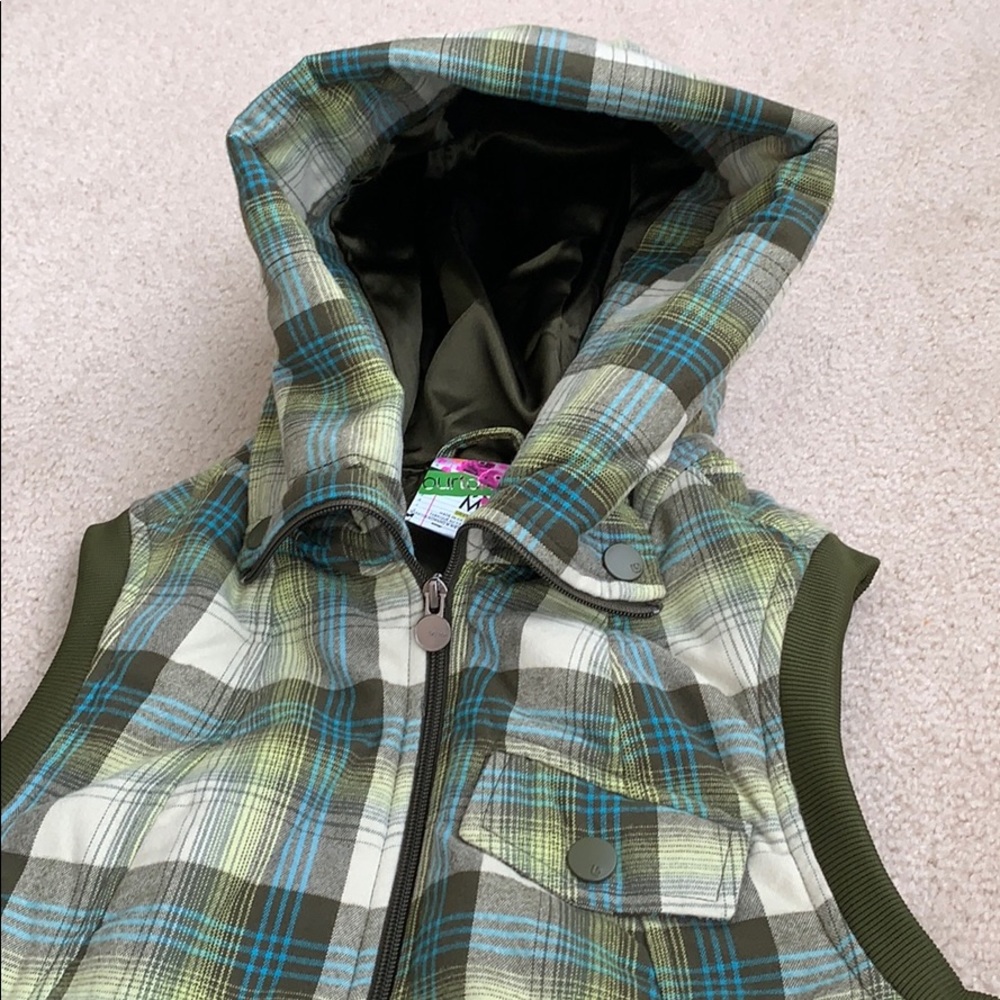 Women’s Burton plaid vest - Medium